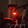 Lampu basikal ekor strob merah